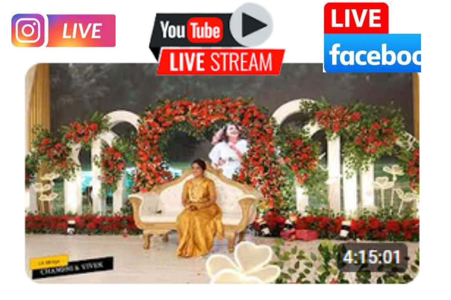 wedding live streaming with multi camera - best wedding hall in kerala - a mirage koratty (2) wedding live streaming with multi camera - best wedding hall in kerala - a mirage koratty